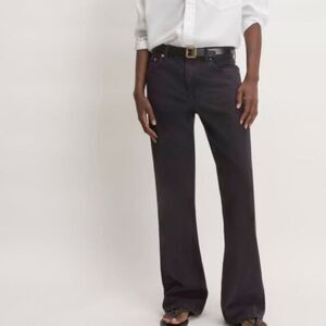 Everlane The Slouch Bootcut Jean in Stormy Ash Black
